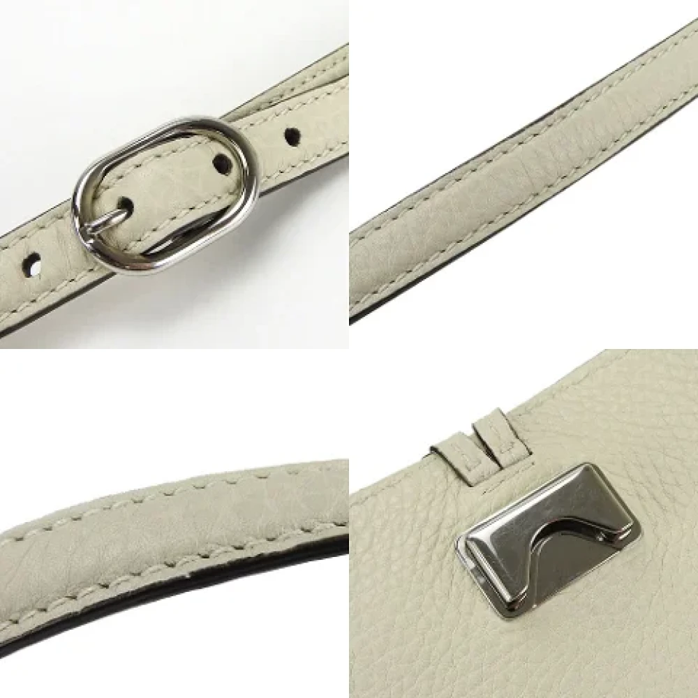 Gucci Vintage Pre-owned Leather gucci-bags White Dames