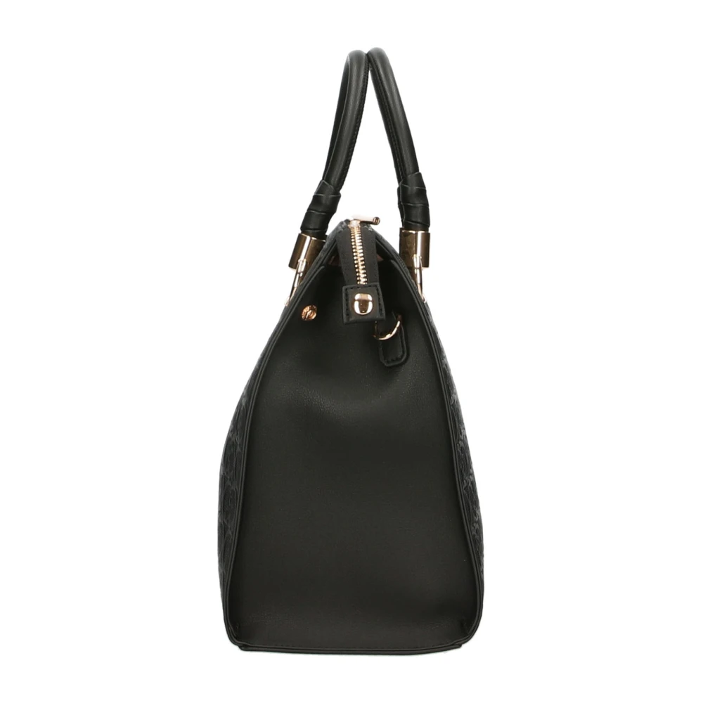 Liu Jo Zwarte Satchel Tas met Afneembare Band Black Dames