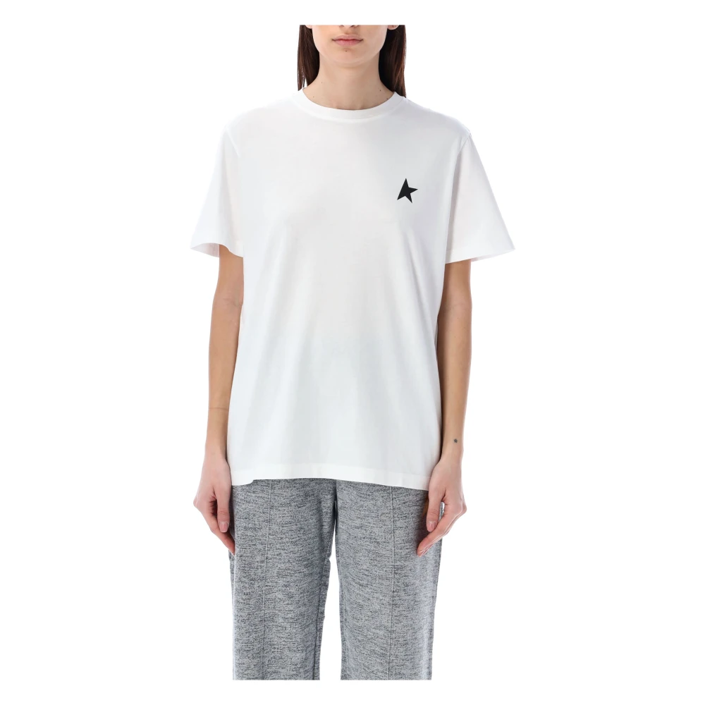 Golden Goose Star T-Shirt White Dames