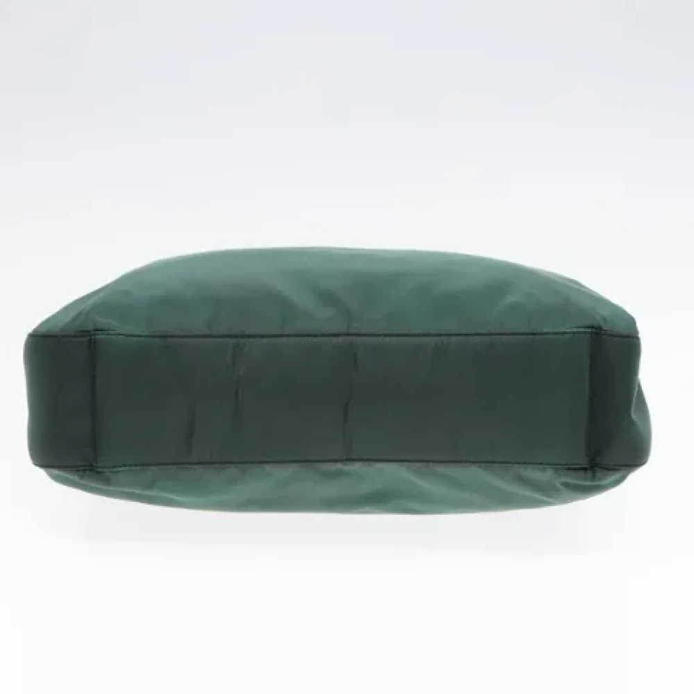 Prada Vintage Pre-owned Fabric prada-bags Green Dames