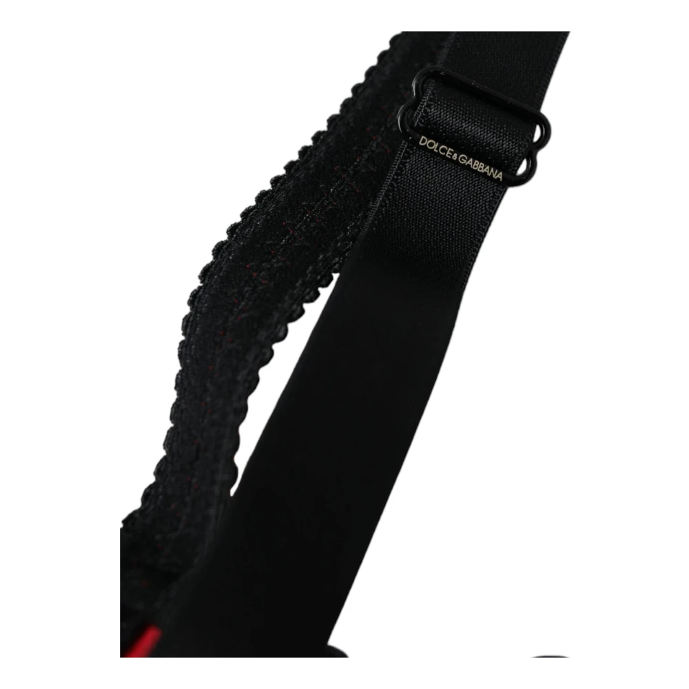 Dolce & Gabbana Bordeaux Zijden Stretch Balconette Bh Red Dames