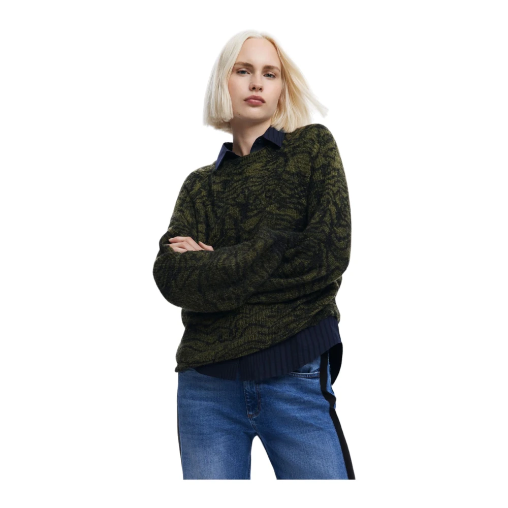 Desigual Dames Trui Jers Brampton Green Dames