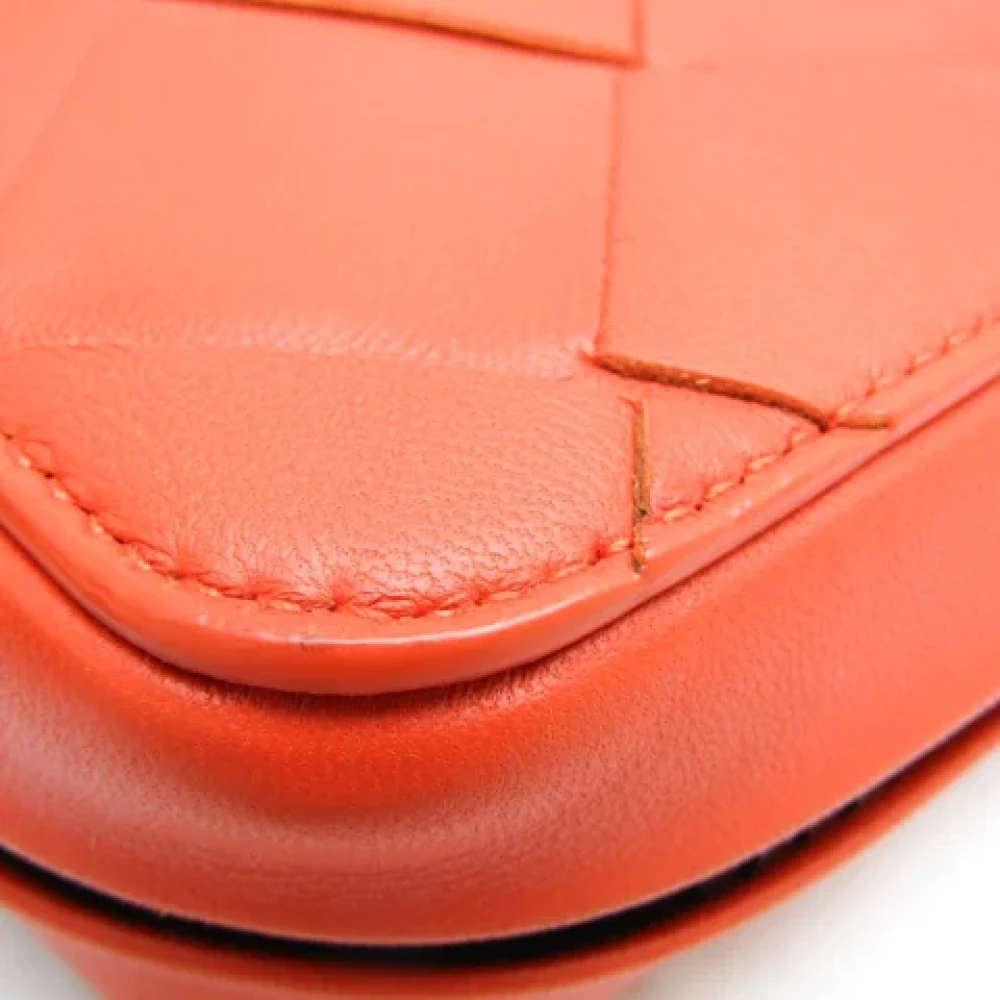 Bottega Veneta Vintage Pre-owned Fabric pouches Orange Dames
