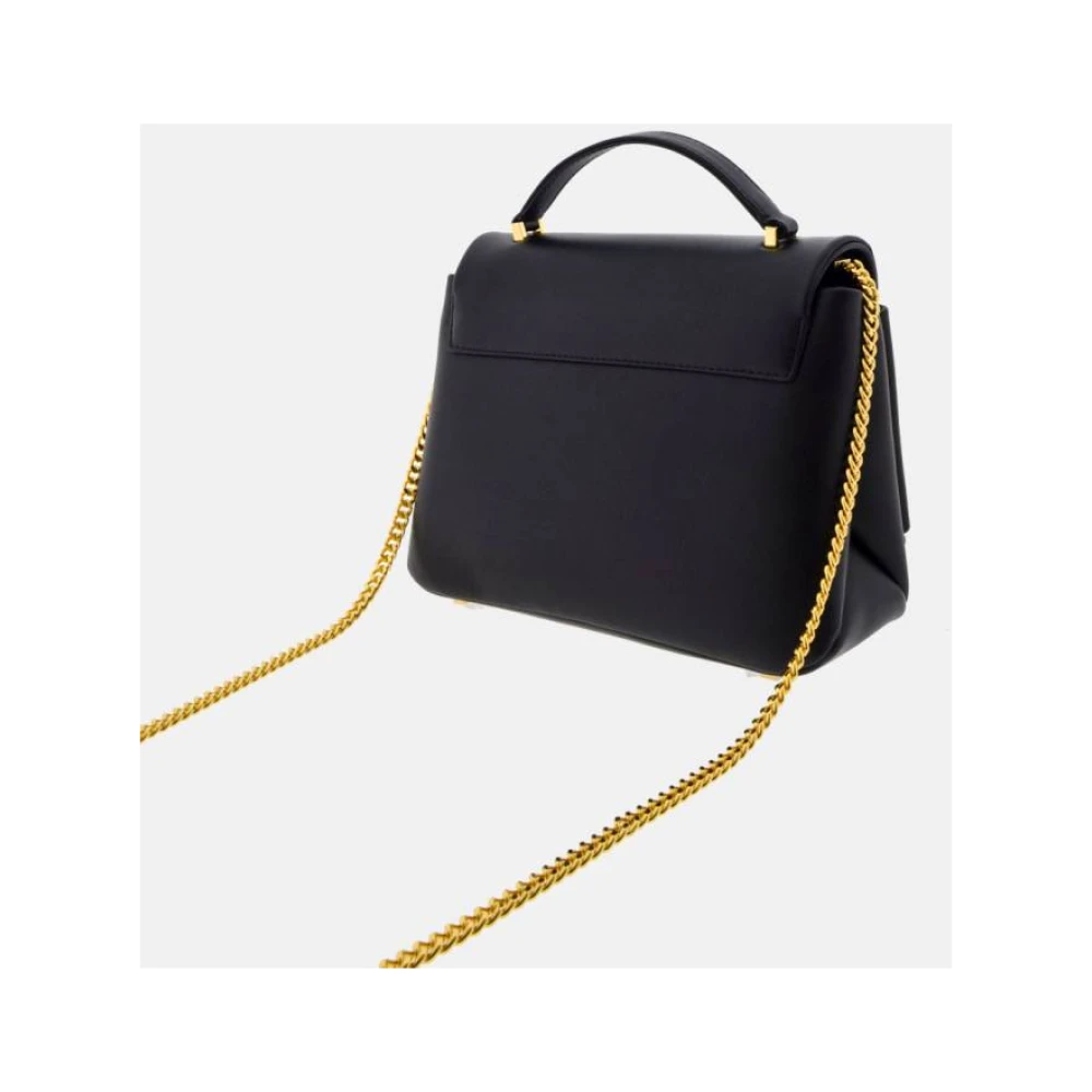 Carolina Herrera Strik Insignia Satchel Tas Black Dames