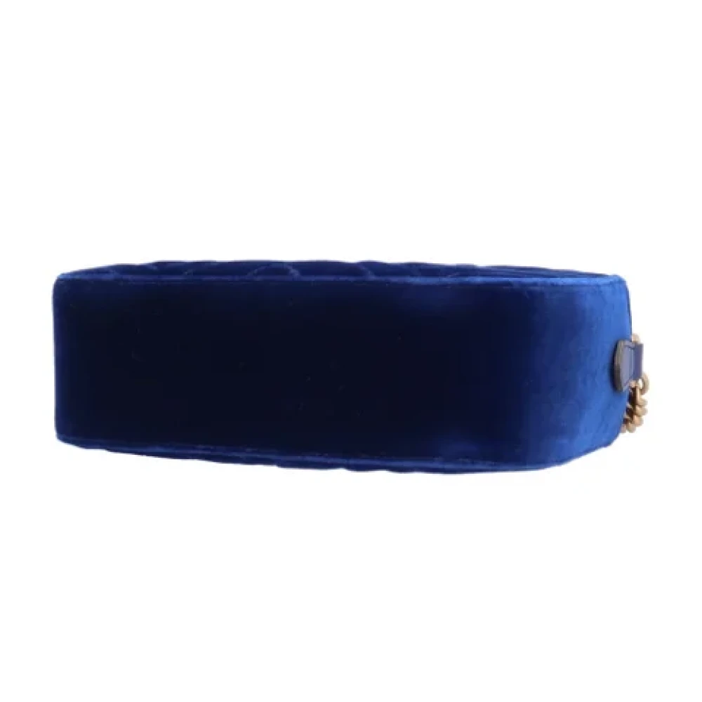 Gucci Vintage Pre-owned Suede gucci-bags Blue Dames