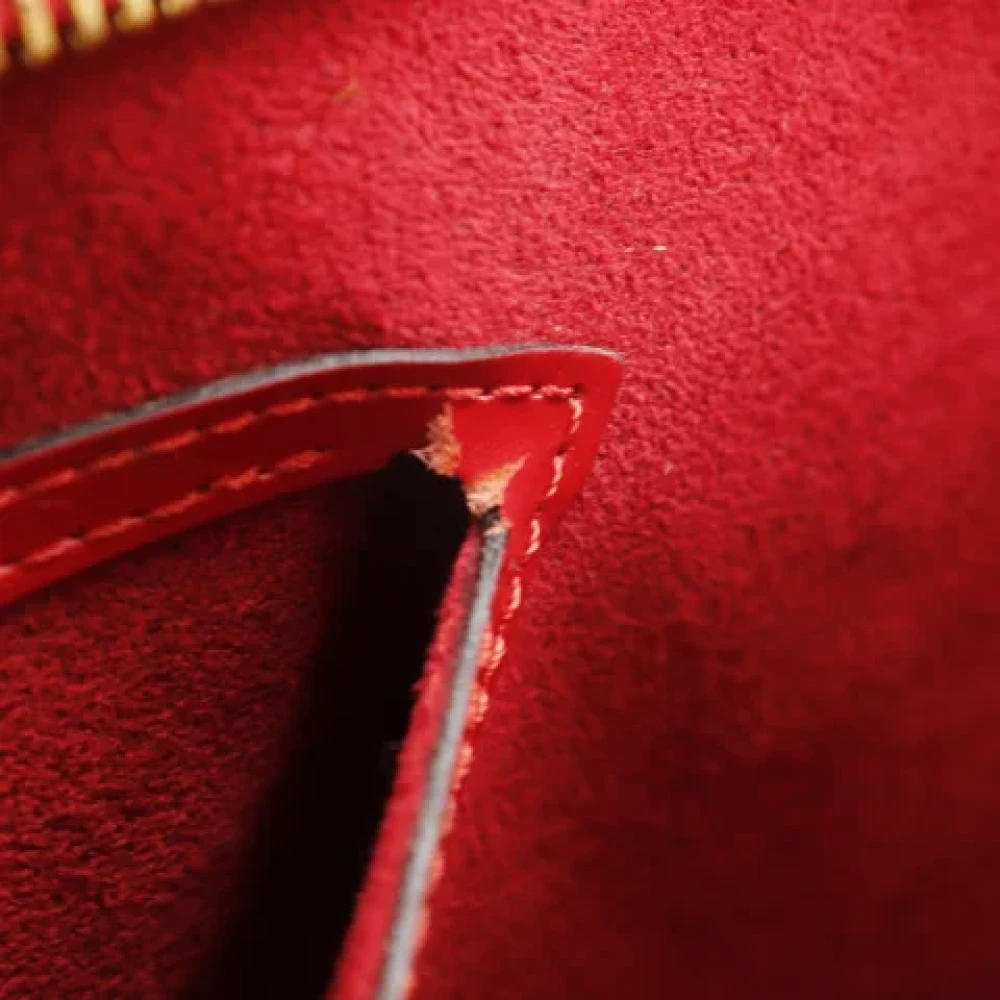 Louis Vuitton Vintage Pre-owned Leather louis-vuitton-bags Red Dames