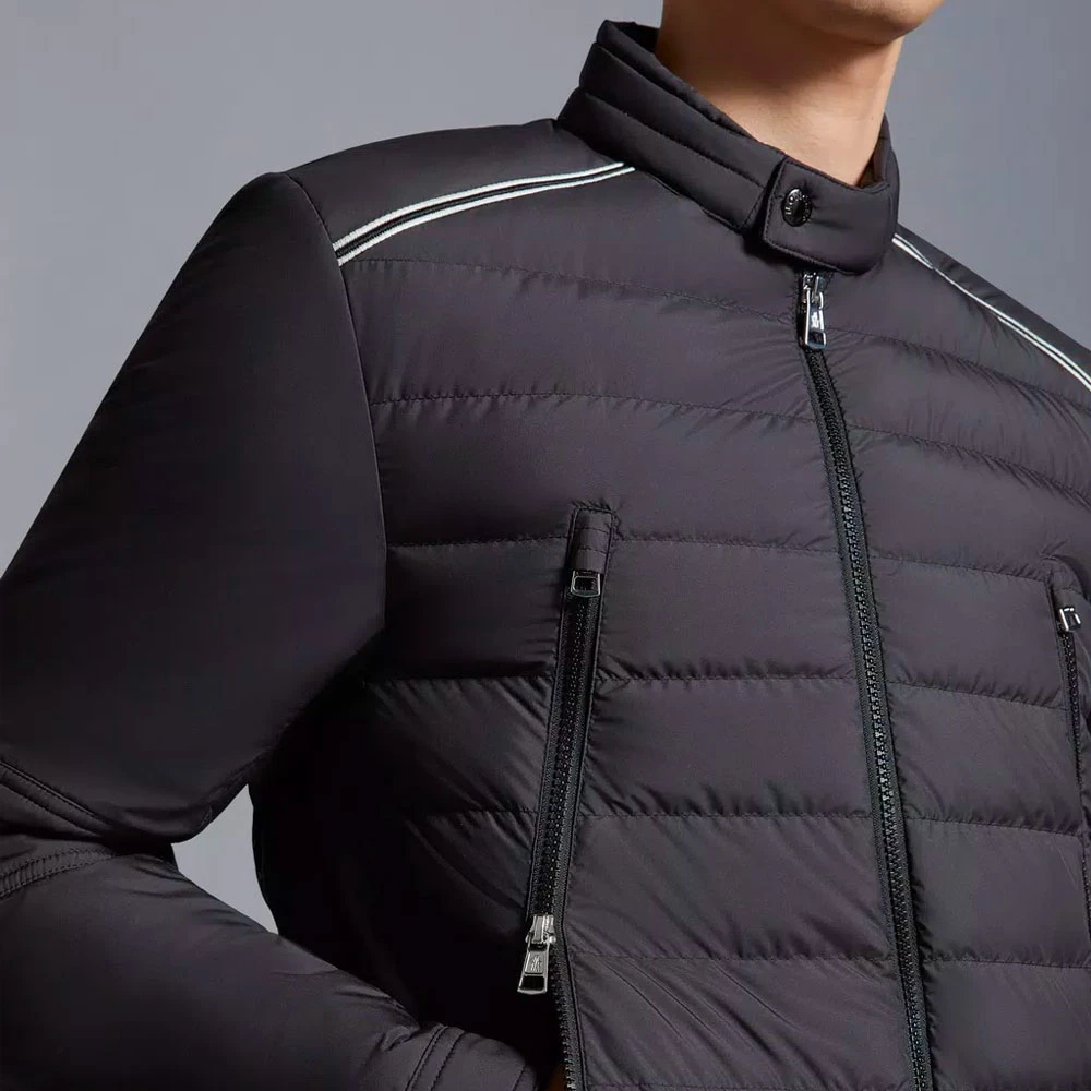 Moncler Korte Donsjas Black Heren