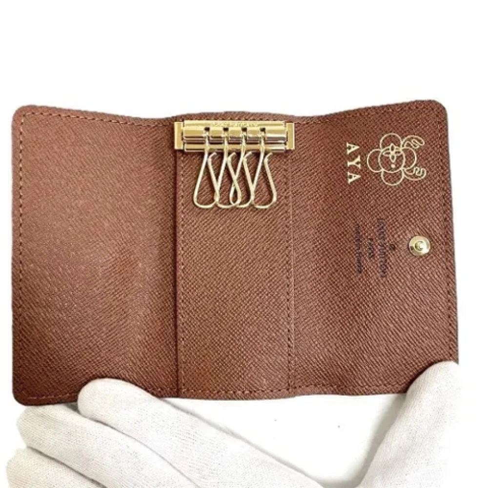 Louis Vuitton Vintage Pre-owned Canvas key-holders Brown Dames