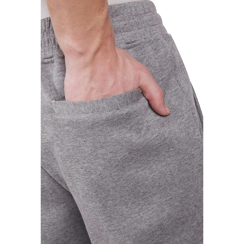 Eleventy Giza Cotton Jogger Broek Gray Heren