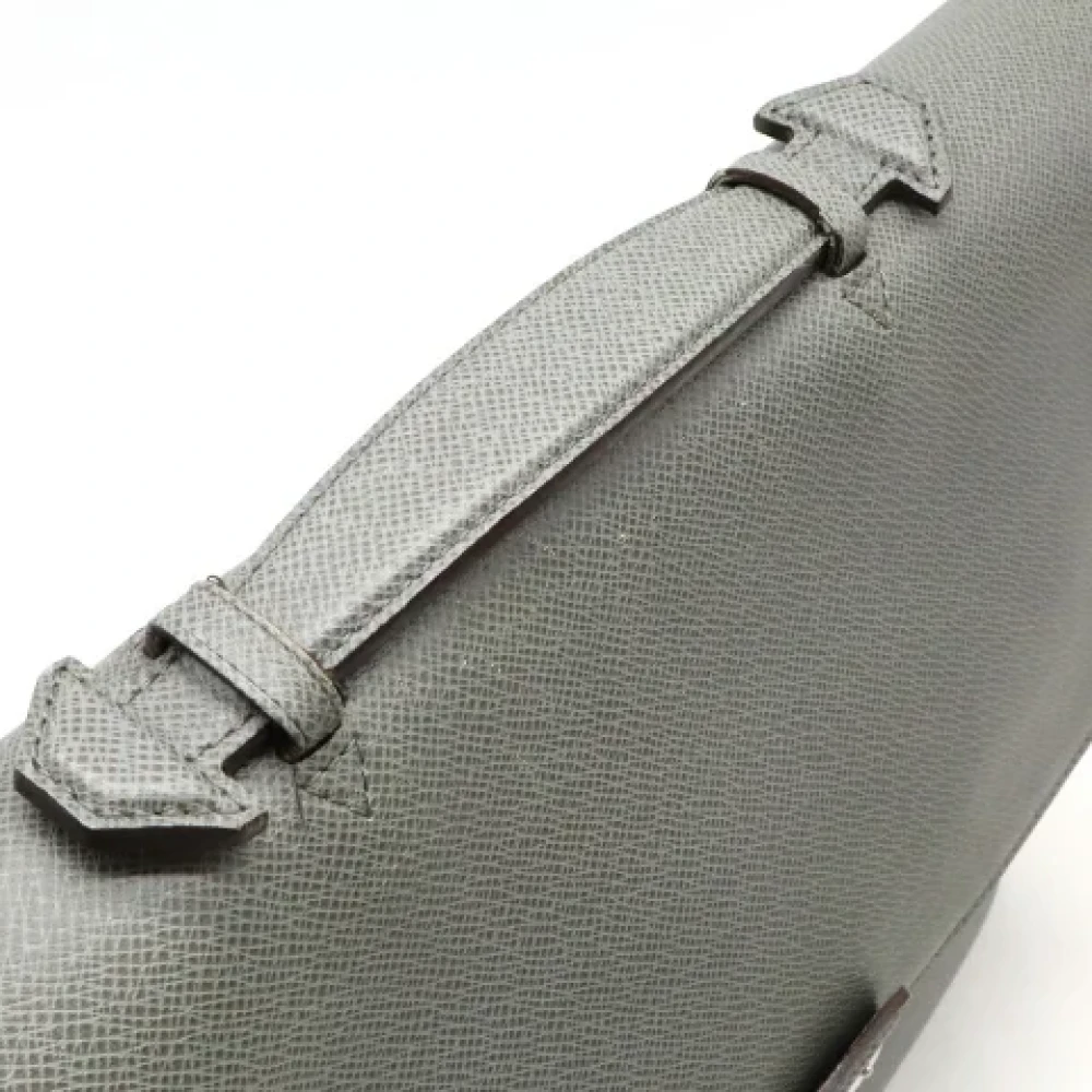Louis Vuitton Vintage Pre-owned Leather louis-vuitton-bags Gray Heren