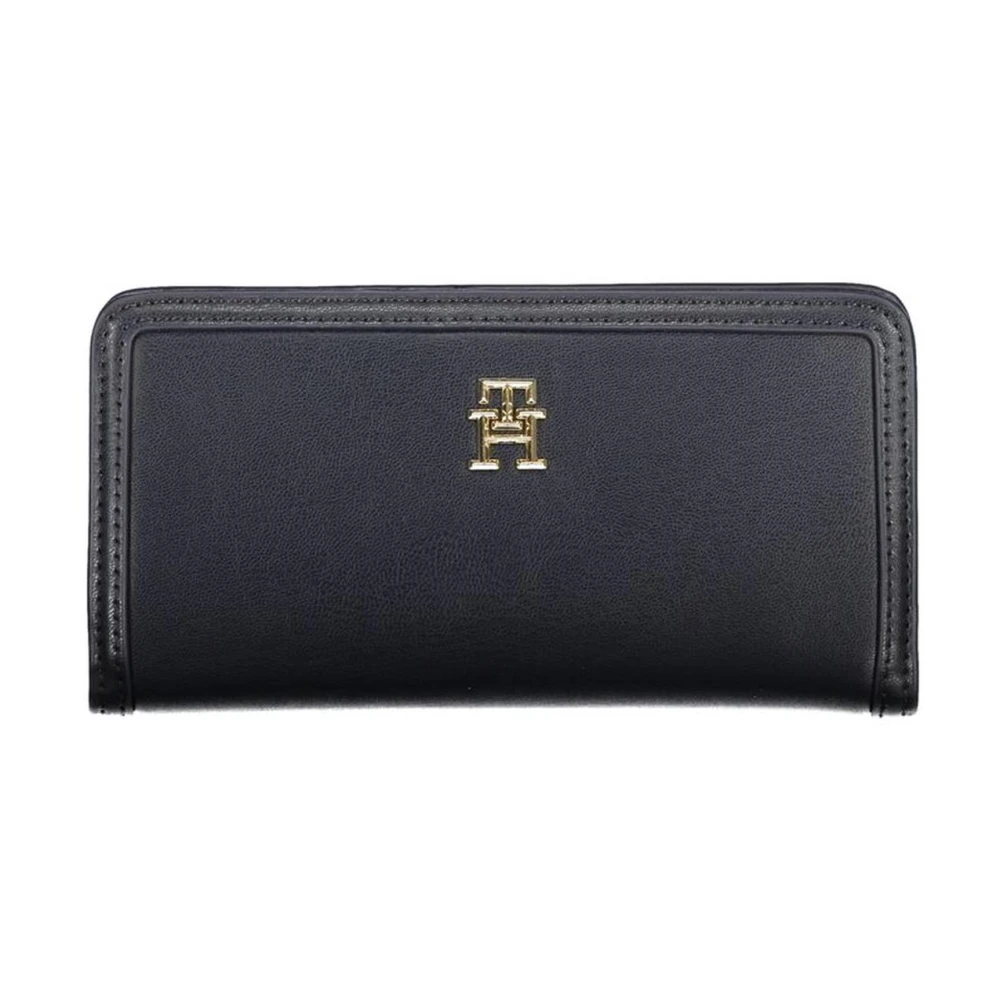 Tommy Hilfiger Blauwe Portemonnee met Meerdere Compartimenten Blue Dames