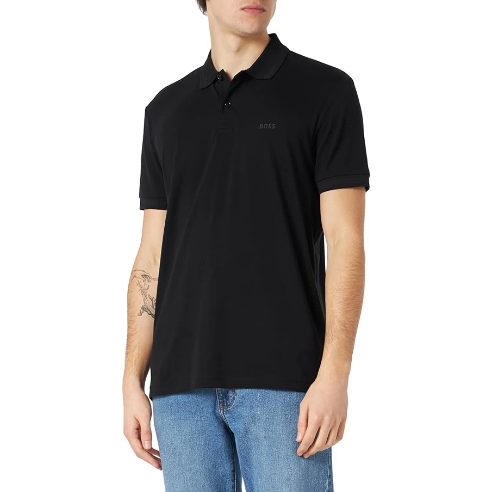 Boss Heren Polo Shirt Black Heren