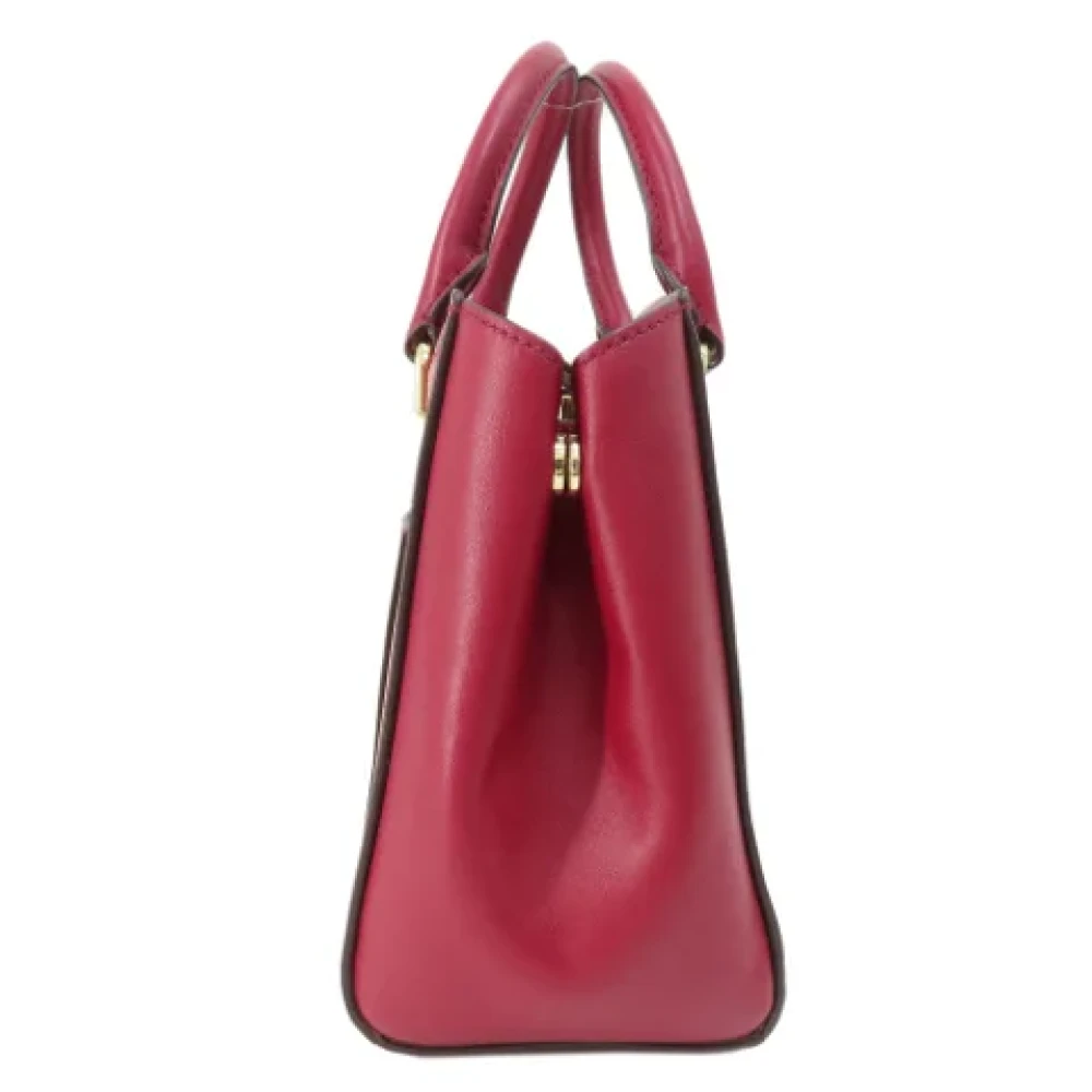 Michael Kors Pre-owned Leather handbags Red Dames