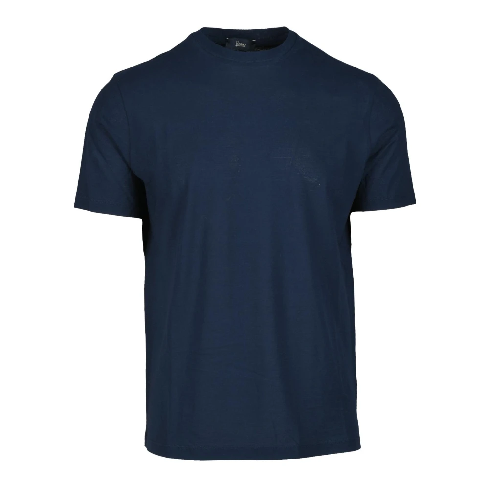 Herno - Tops > T-Shirts - Blue - Herno - Modalova