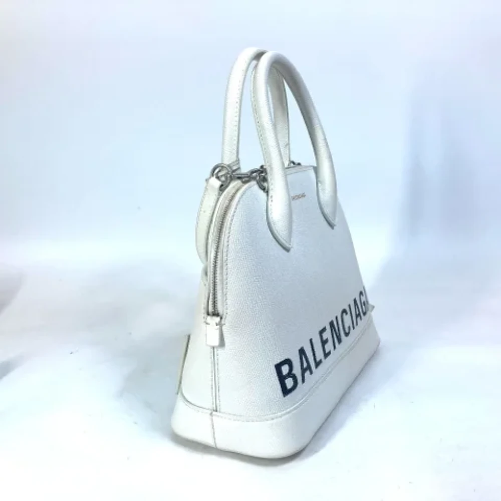 Balenciaga Vintage Pre-owned Leather balenciaga-bags White Dames