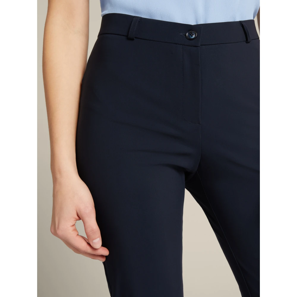 Elena Mirò Slimme Jersey Broek Blue Dames