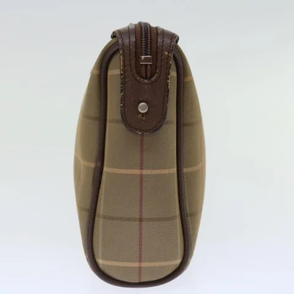 Burberry Vintage Pre-owned Canvas clutches Brown Dames