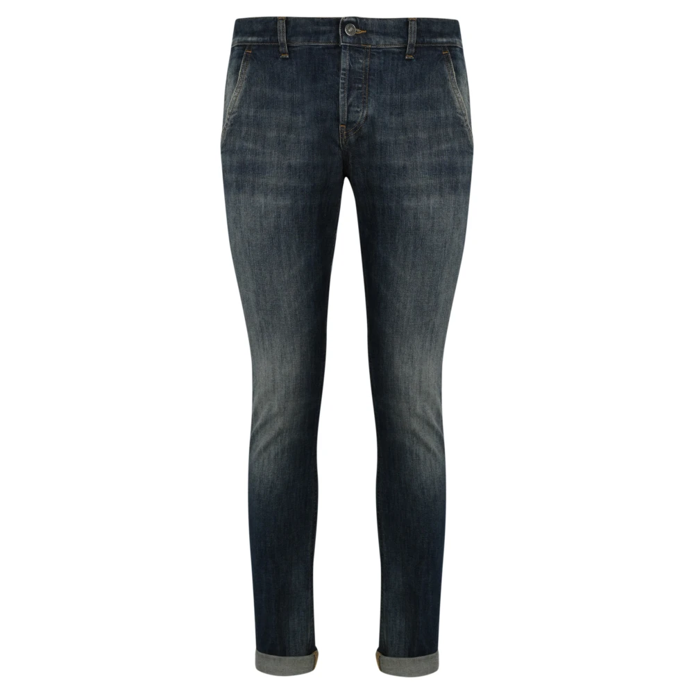 Dondup Donkere Denim Slim Fit Jeans Blue Heren