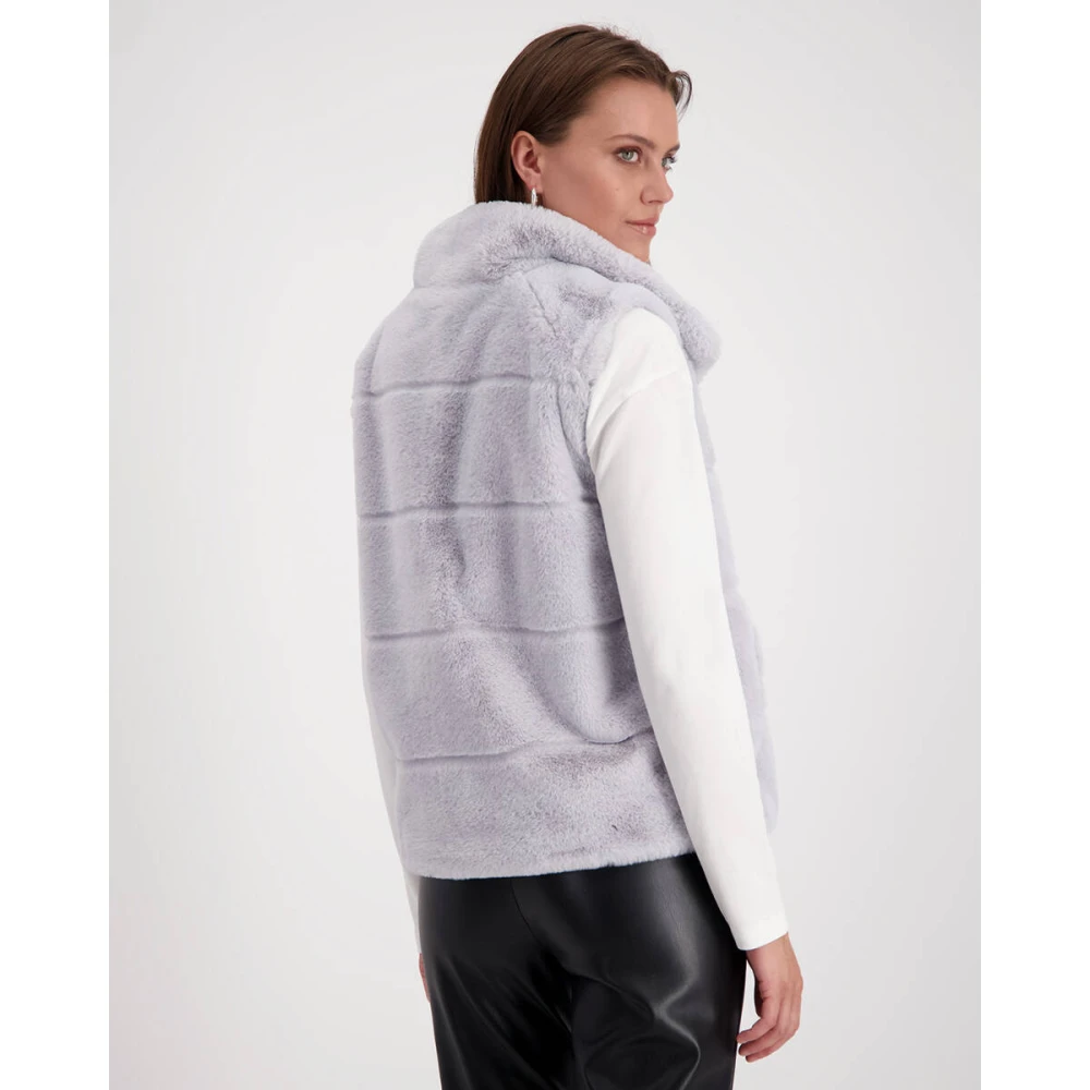 monari Stijlvolle Vest 808043 Gray Dames