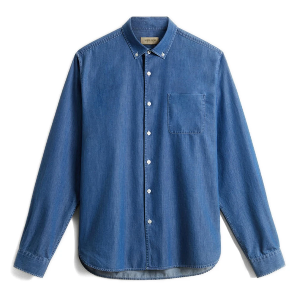Shirts > Denim Shirts - - Woolrich - Modalova