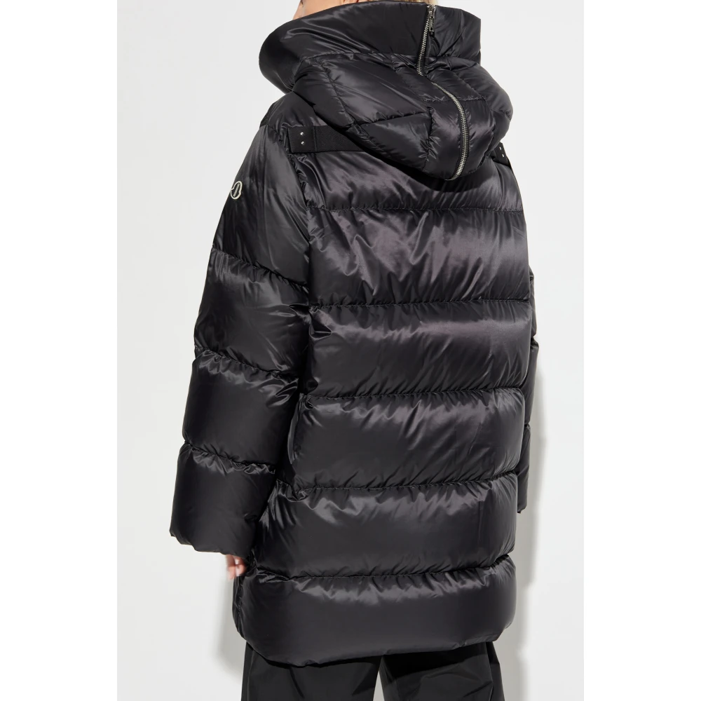 Rick Owens Zwarte Puffer Jacket Black Unisex