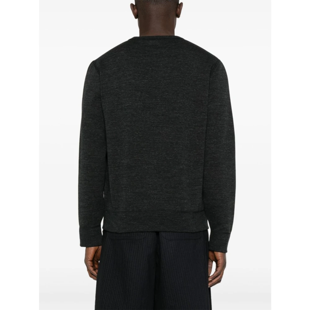 Polo Ralph Lauren Zwarte Sweater Klassiek Ontwerp Iconische Pony Black Heren