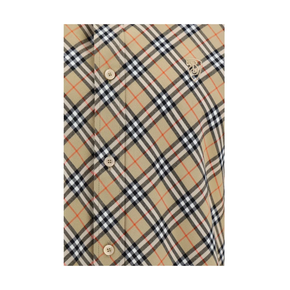 Burberry Casual Geruite Overhemd Multicolor Heren