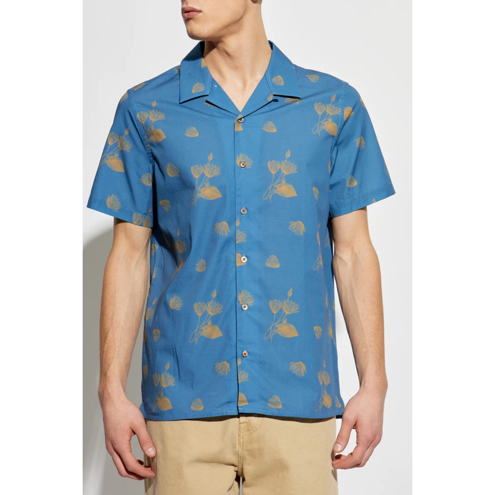 PS By Paul Smith Katoenen korte mouwen shirt Blue Heren