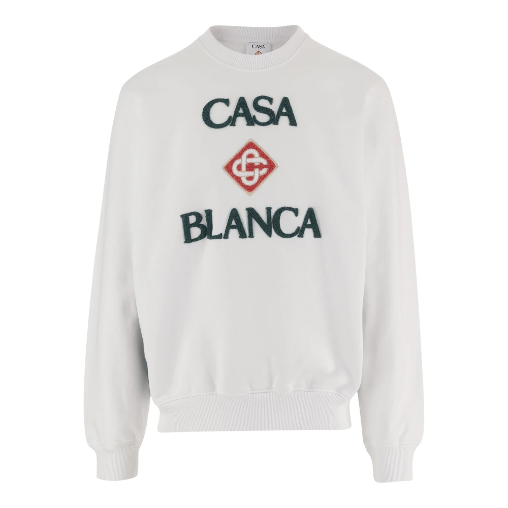 Casablanca Men's White Casa Way Sweatshirt - Sweatshirts - S - Sweatshirts & Hoodies