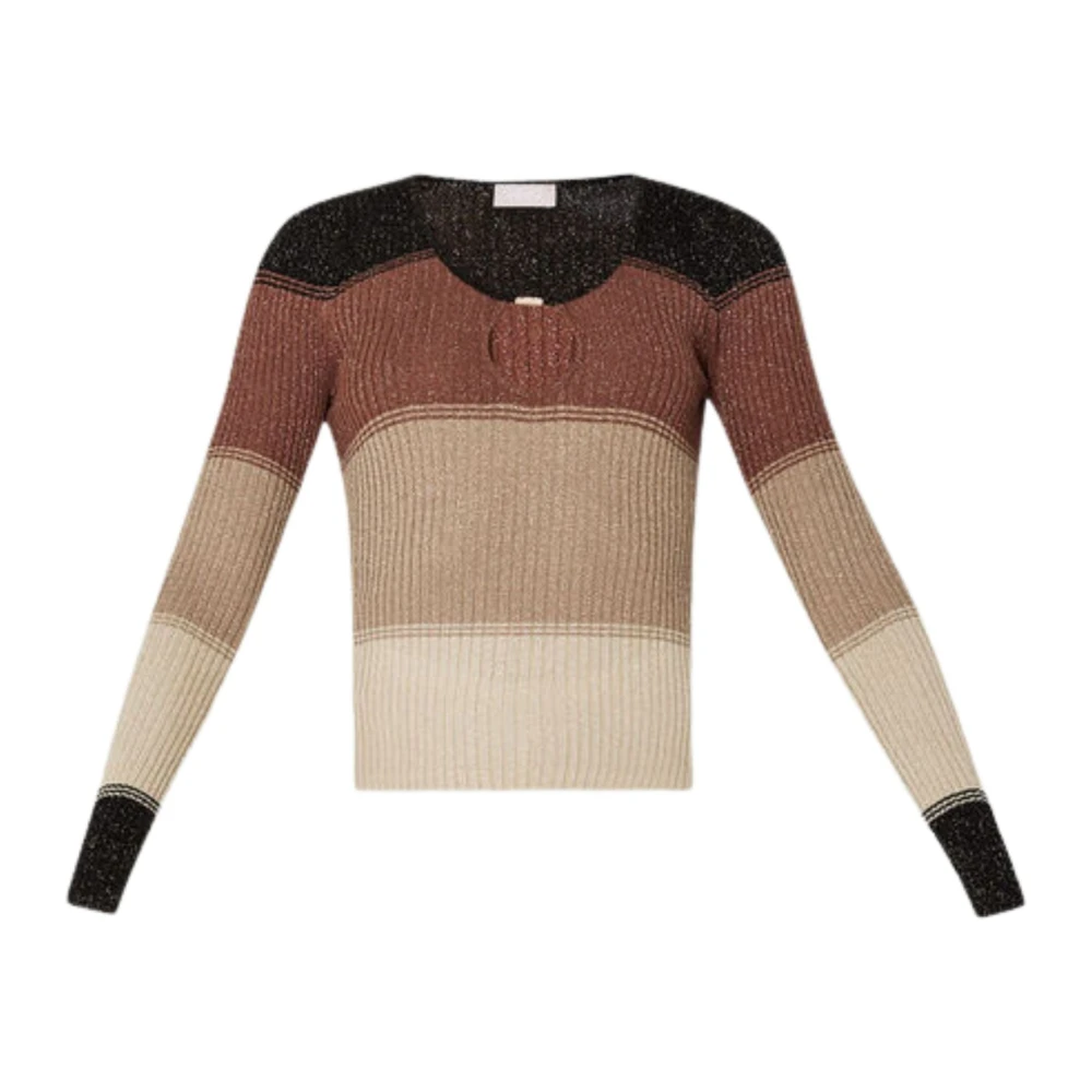 Liu Jo Damen Multicolor Strickwaren, Mehrfarbig, Lgröße: