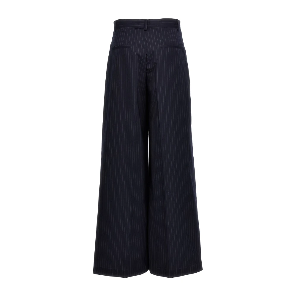 N21 Blauwe op maat gemaakte wijde broek Blue Dames