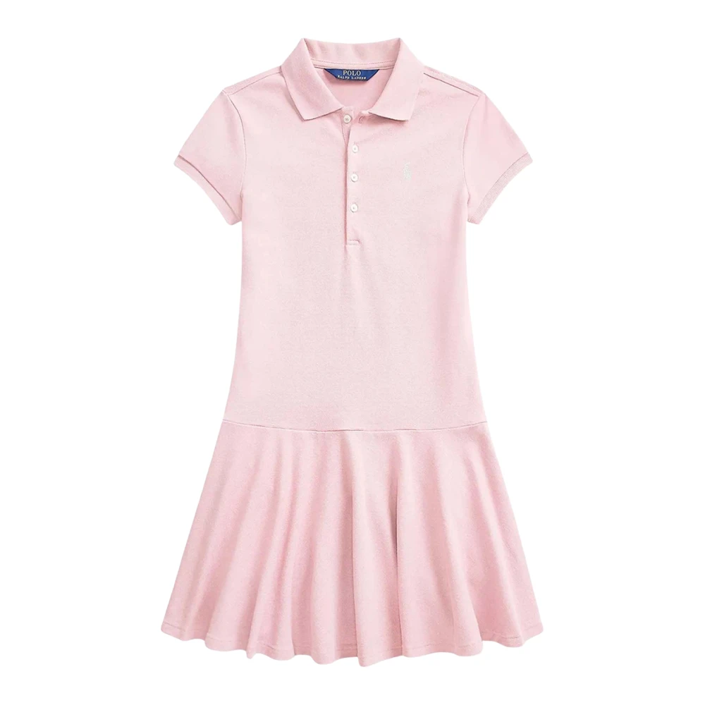 Polo Ralph Lauren Women's Pink Stretch Pique Polo Dress