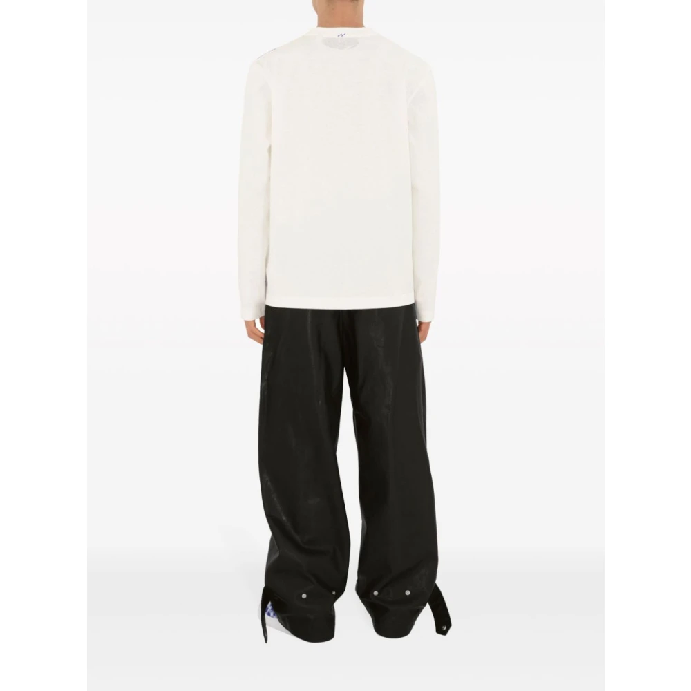 Burberry Stijlvolle T-shirts en Polos White Heren
