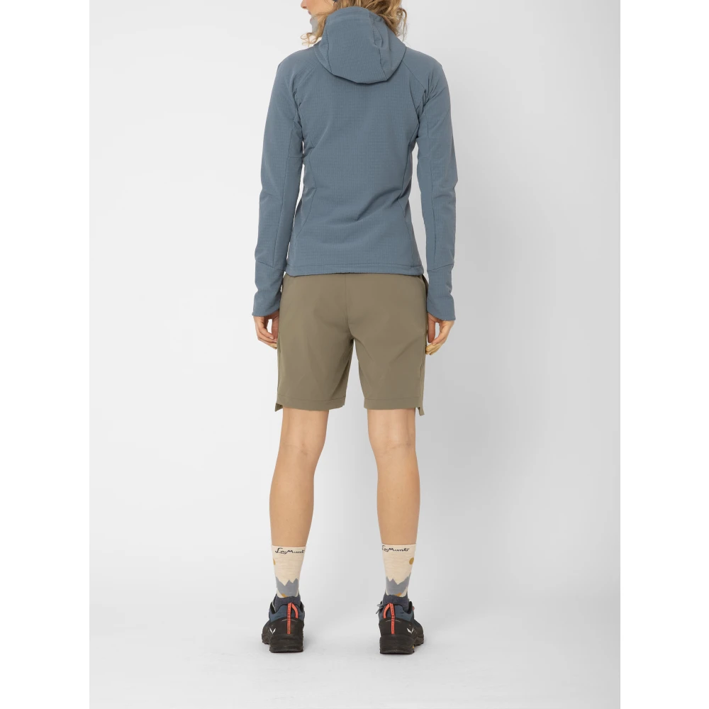 LaMunt Blauwe Fleece Jas met Volledige Rits Blue Dames