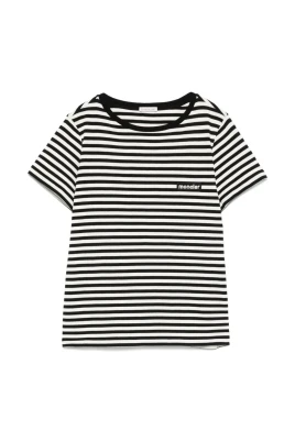 Vit T-shirt SS Mode Stil