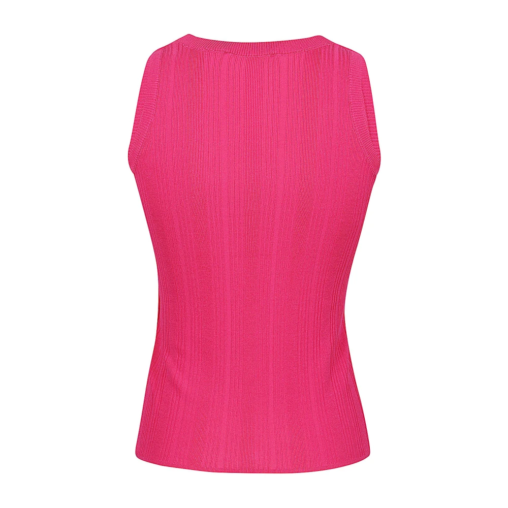 Max Mara Weekend Round-neck Knitwear Pink Dames