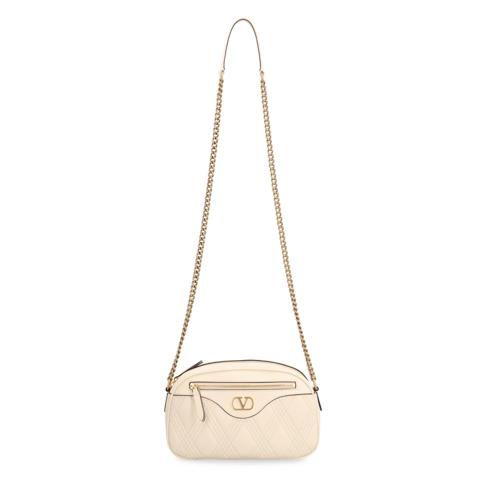 Valentino Quiltie 67 Schoudertas in Nappa Black Dames