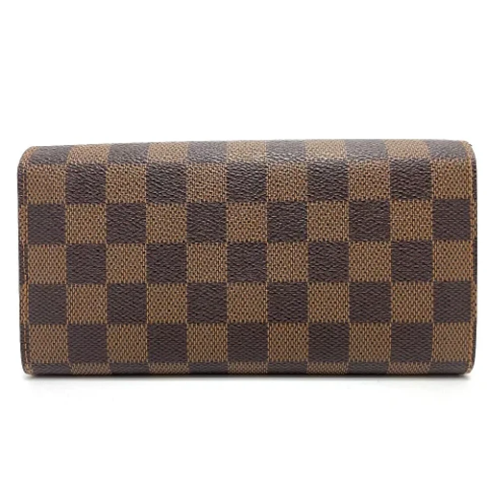 Louis Vuitton Vintage Pre-owned Canvas wallets Brown Dames