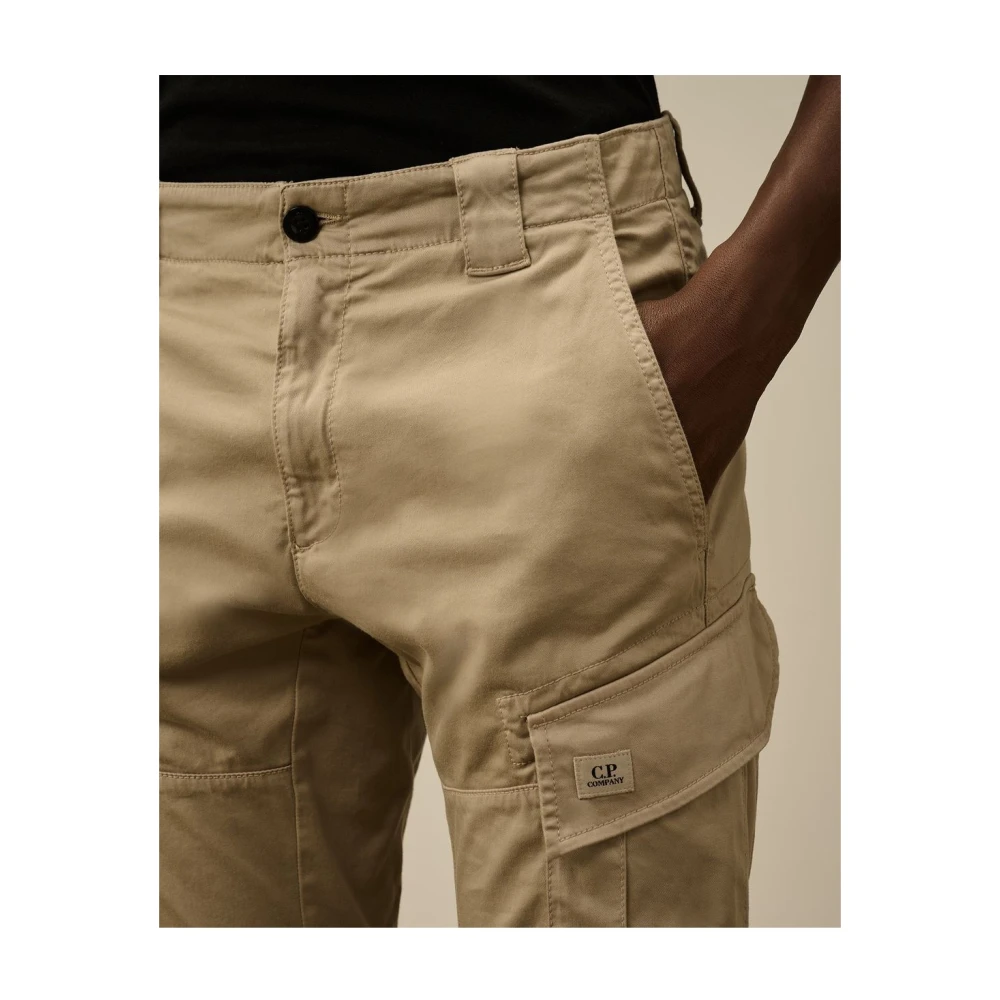 C.P. Company Vintage Khaki Cargo Broek Beige Heren