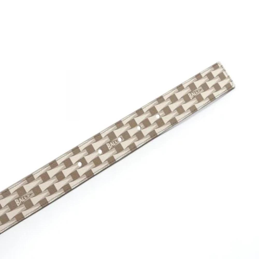Bally Pre-owned Leather belts Brown Heren