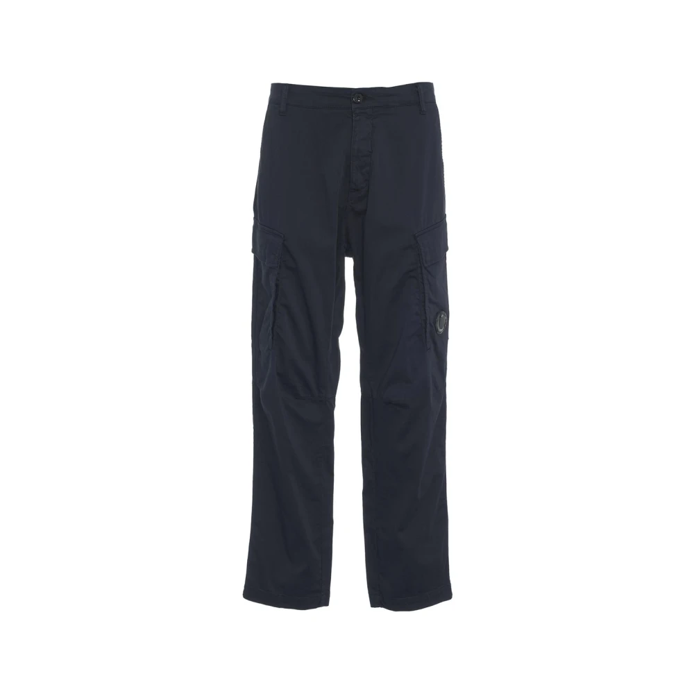 C.P. Company Blauwe Cargo Broek Ss25 Stijlvol Trendy Blue Heren