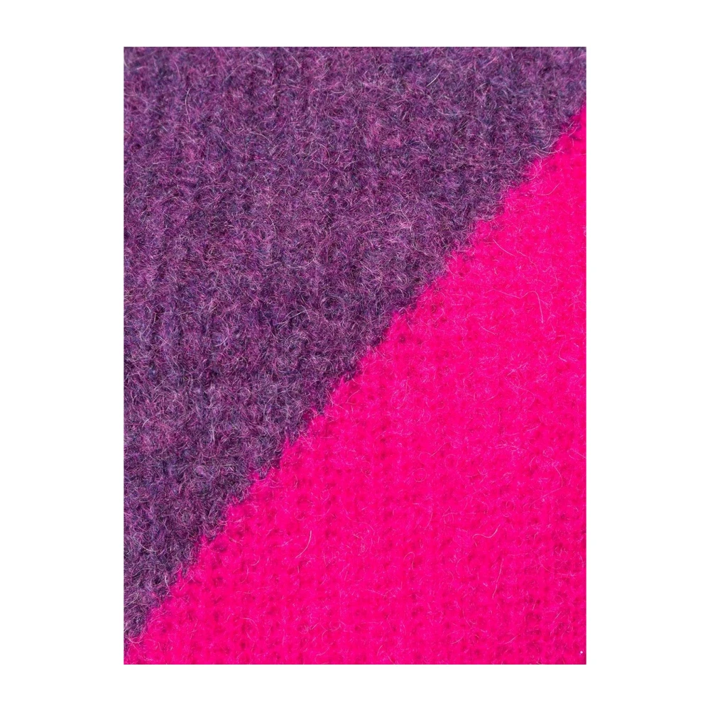 Circus Hotel Mohair Alpaca Wool Oversized Sweater Multicolor Dames