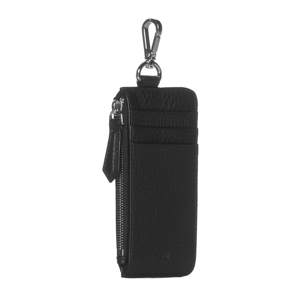Fendi Zwarte Portemonnees Black Heren