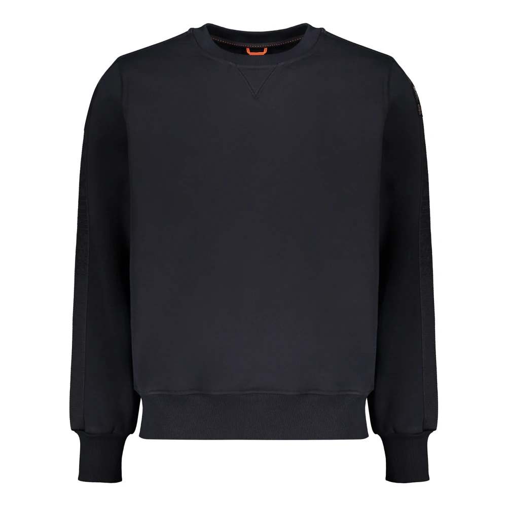 Parajumpers Sweatshirt met patch detail en ronde hals Blue Heren