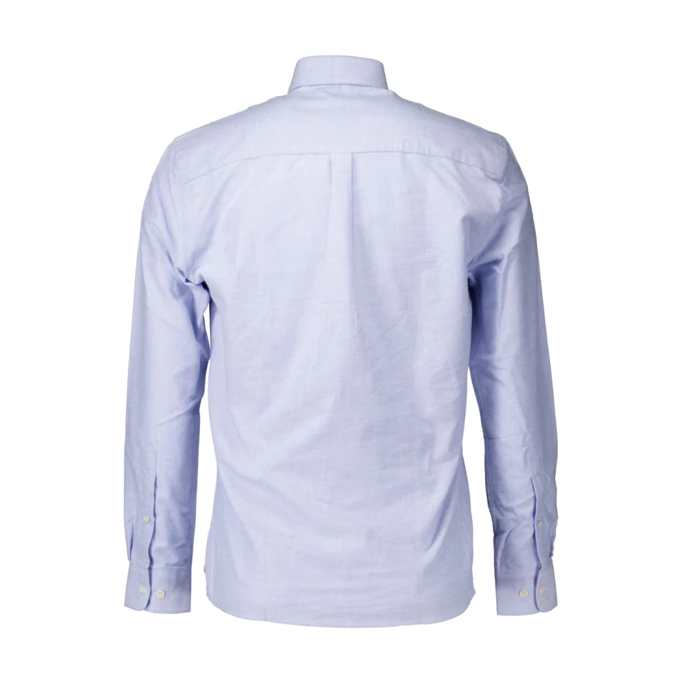 The GoodPeople Blauwe Storm Lange Mouw Overhemd Blue Heren