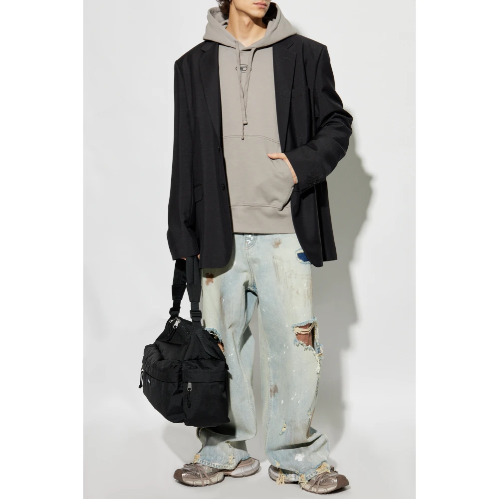 Diesel Sweatshirt S-Macs-Hood-Od Gray Heren