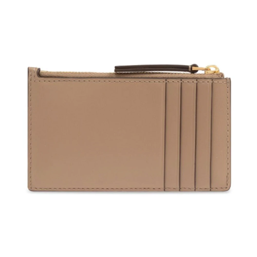 TORY BURCH Diamantgestikte leren crossbodytas Beige Dames