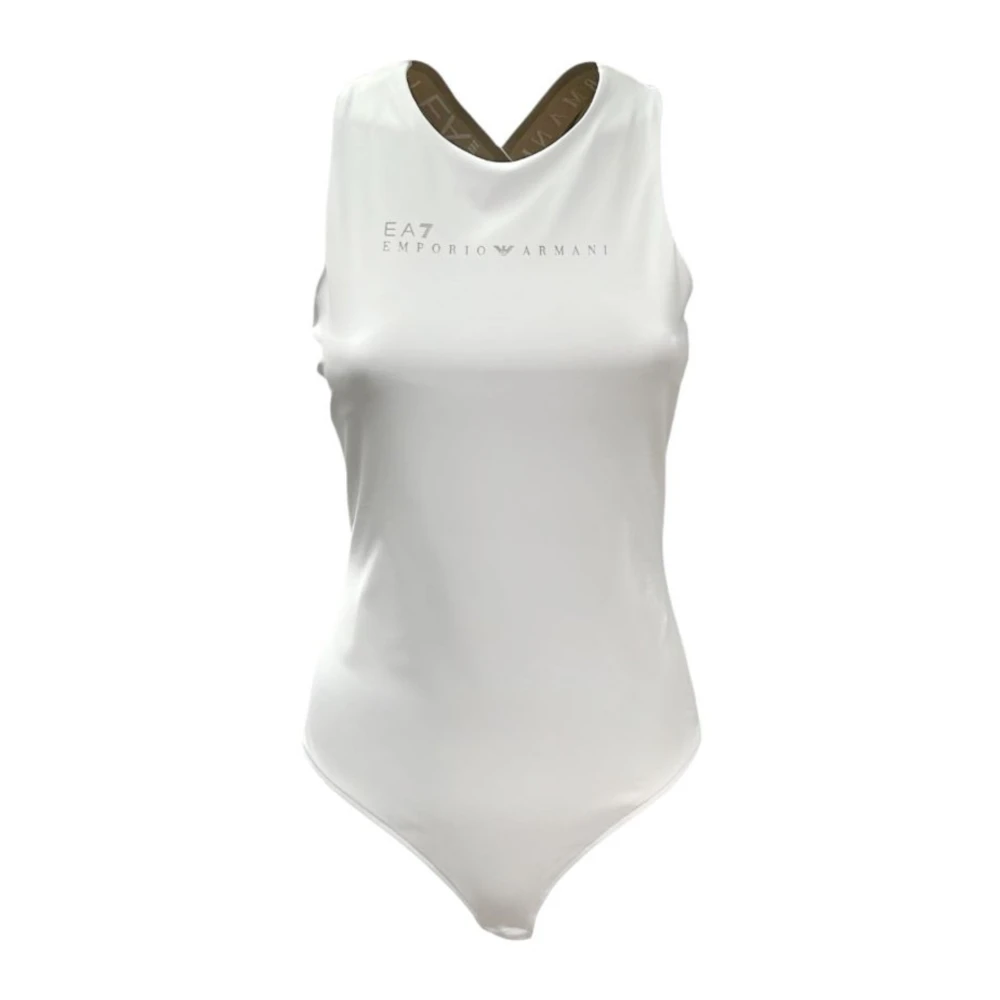 Emporio Armani Ea7 Donna Bianco Top Basic 7W000338af12625u0002