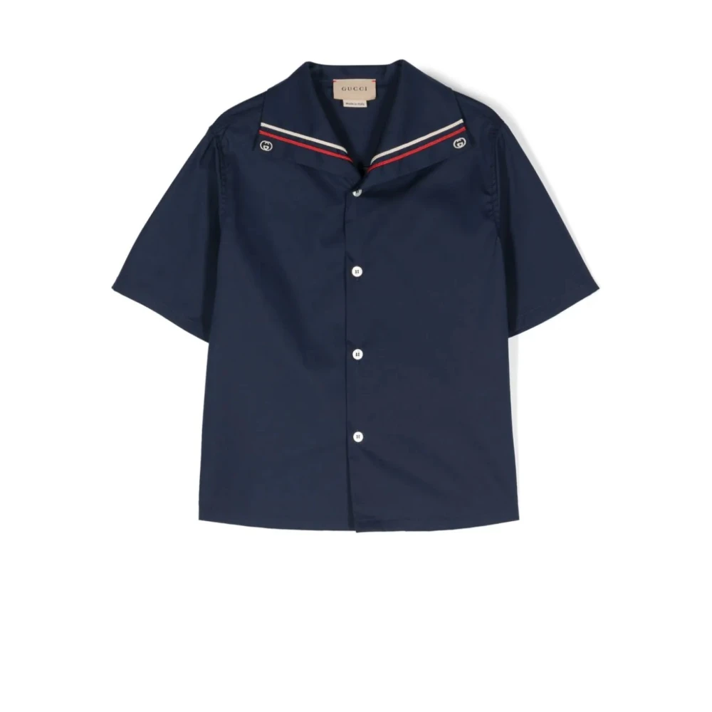 Gucci Boys Blue Dark Shirts For - Kids Shirts - 6 Y - Kids