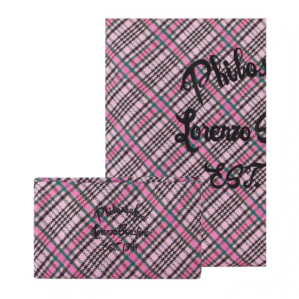 Philosophy di Lorenzo Serafini Fuchsia Twill Tas met Voorprint Pink Dames